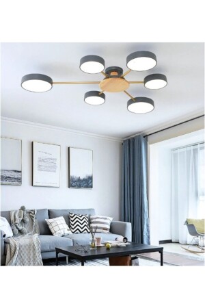 Conza Led Avize Gri 6'lı 5019706128710 - SimaAvize