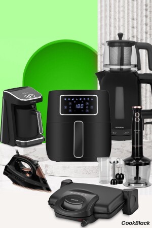 Cookblack 23 Piece Airfryer Hot Air Fryer Advantageous Electronic Wedding Package Kitchen Dowry Set 261935 - GoldMaster
