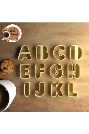 Cookie Mold Chubby Letter Set 4 - CookieKonsept