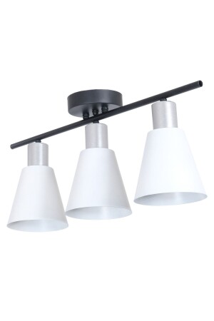Cool Modern Design Bedroom - Living Room - Kitchen - Cafe White Color 3-Piece Chandelier SN839 - Fer Avize
