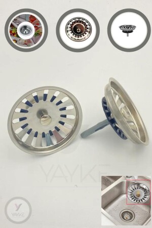 Çöpmak Sink Strainer Sink Drain Strainer Kitchen Sink Sink Strainer Metal Tea Strainer - Yayke