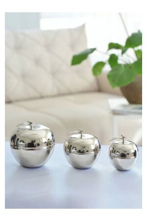 Copper Apple Snack Bowl Set of 3 BKRELM - Bakır Concept