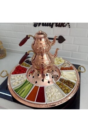 Copper Breakfast Tray 990672 - YÖREMDENHEPSİ