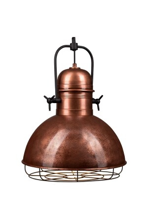 Copper Color Single Pendant Chandelier Rustic Lamp Models Living Room Kitchen Hairdresser Patisserie Chandeliers RSA2082PTXX06 - Bamyum
