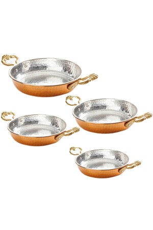 Copper Forged Pan Set of 4 TYC00631540037 - ANTEPSEPETİ