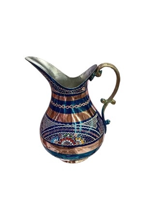 Copper Hand Embroidered Jug 2356644445675 - Batur Ticaret