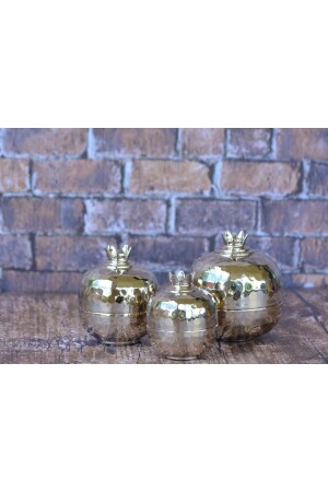 Copper Pomegranate Set of 3 BKRNR - Bakır Concept