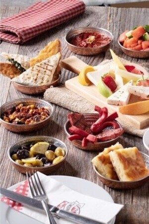 Copper Snack Bowl, Breakfast, Jam, Sauce Bowl, Appetizer Bowl - Gür Bakir