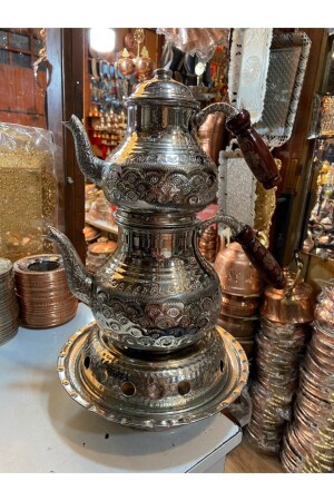 Copper Stove with Bottom Heated Samovar with bottom heating - DAİ TİCARET BAKIRCILIK