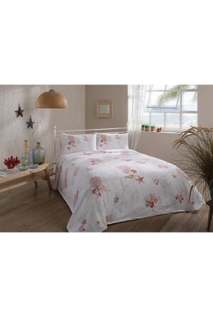 Coral Single Duvet Cover Set - Taç