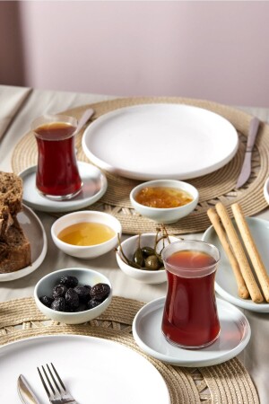 Cordelia Mint Porcelain 26 Piece Breakfast Serving Set for 6 Persons 153. 03. 08. 1055-1 - Karaca