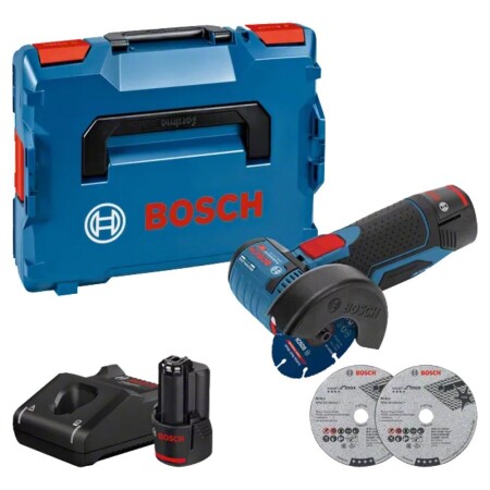 Cordless angle grinder BOSCH GWS 12V-76-EC LB 2x3.0 - Bosch