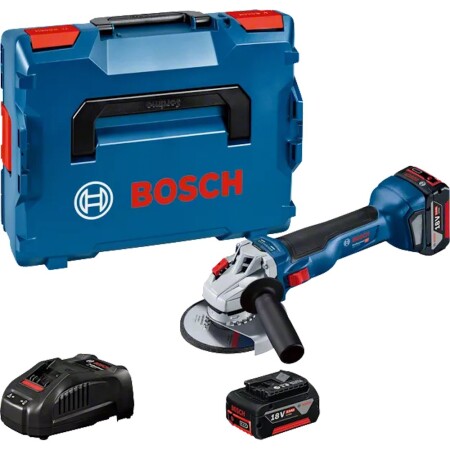 Cordless angle grinder BOSCH GWS 18V-10 2x5.0Ah - Bosch