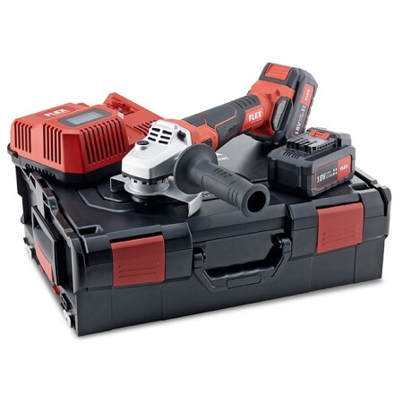 Cordless angle grinder FLEX LB 125 18.0-EC/5.0 Set - FLEX