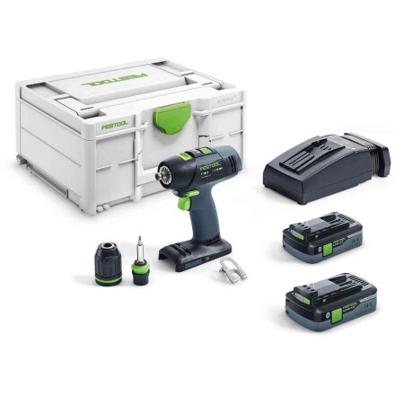 Cordless drill/driver FESTOOL T 18+3 HPC 4.0 I-Plus - FESTOOL
