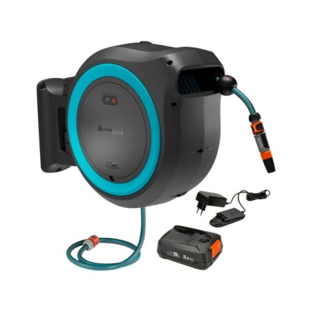 Cordless hose reel GARDENA PowerRoll XL set 35m - Gardena