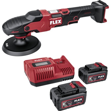 Cordless polisher FLEX PE 150 18-EC/5.0Ah Set - FLEX Polishers