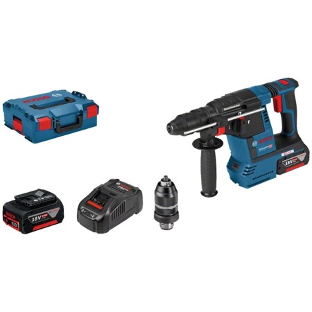 Cordless punch BOSCH GBH 18V-26 F GBA 2x5.0Ah LB - Bosch