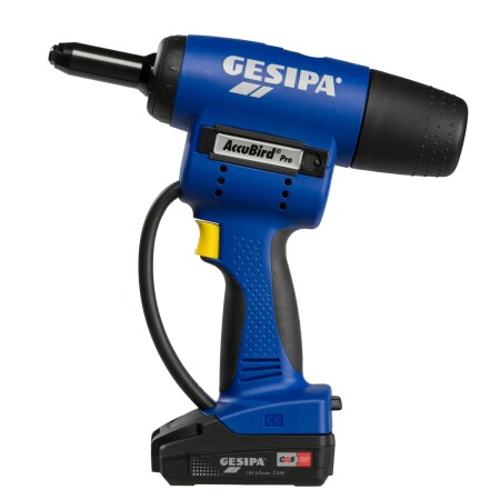 Cordless riveter GESIPA AccuBird PRO CAS 1x2Ah/18V - Gesipa