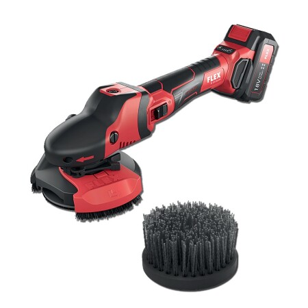 Cordless sander FLEX SE 125 18.0-EC with disc brush - FLEX