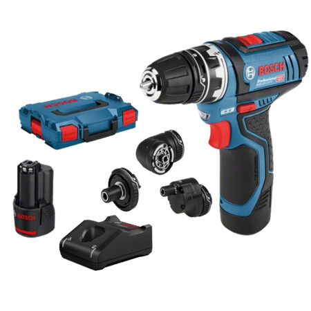 Cordless screwdriver-drill BOSCH GSR 12V-15 FC with accessories - Bosch