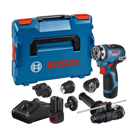 Cordless screwdriver-drill BOSCH GSR 12V-35 FC with accessories - Bosch
