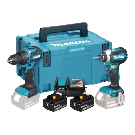 Cordless tool set MAKITA 18V 2x5.0Ah DLX2535TJ - Makita