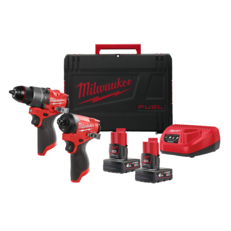 Cordless tool set MILWAUKEE M12 FPP2A2-402X - Milwaukee
