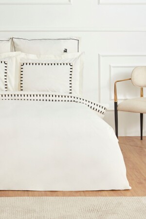 Core 100% Cotton Double 50. Year Embroidered Duvet Cover Set - Karaca Home