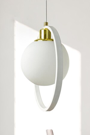 Cork White Single Chandelier Pendant Lamp Kitchen Bedroom Dining Room Desktop Living Room Patisserie Restaurant BMM3033XXXX02 - Bamyum