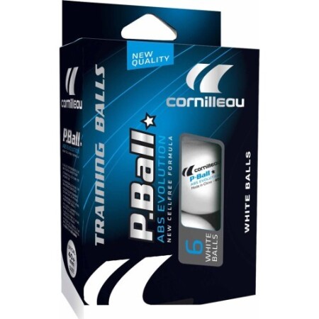 Cornilleau P-Ball 1* white x6 - Cornilleau