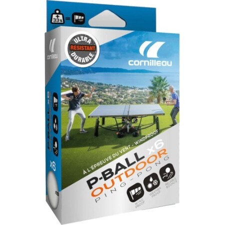 Cornilleau P-Ball Outdoor White x6 - Cornilleau