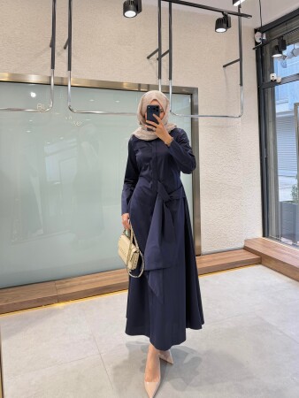 Coroline Dress - Navy Blue - Duendeca