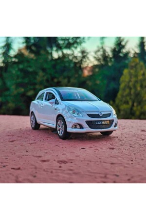 Corsa D Collection Metal Car 12cm White corsawhite - Opel