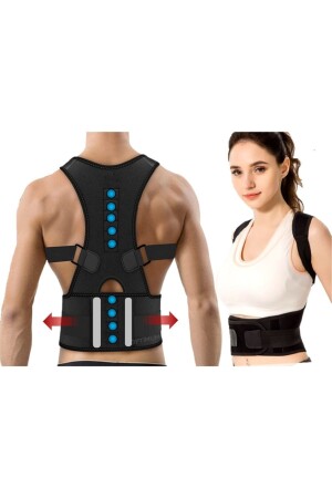 Corset for Posture Impairment Back Straightener Corset Waist Supported Magnetic Upright Posture Corset Hunching - Ankaflex