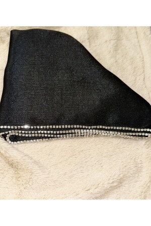 Cosie Black Stoned Silver Special Design Janjan Shawl - Elif