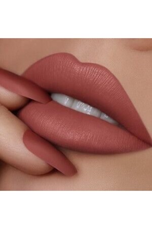 Cosmetics 24 Saat Kalıcı Waterproof Matte Lıpstıck Crayon Doğal Ton (NUDE) - Cleo