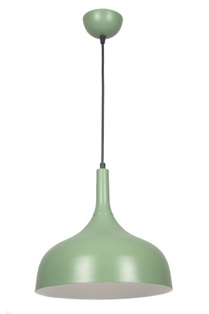 Cosmos Special Design Cafe - Kitchen Model Metal Green Inside White Pendant Lamp Single Chandelier cosmosb - Fer Avize