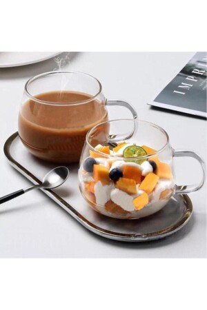 Costa Color 2-Piece Glass Mug 400 ml 12424 12424-3 - Perotti