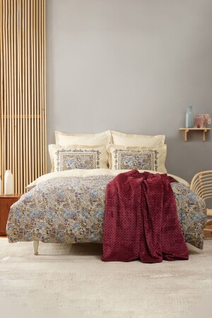 Cottage Burgundy Double Winter Set 200. 21. 01. 0202 - Karaca Home