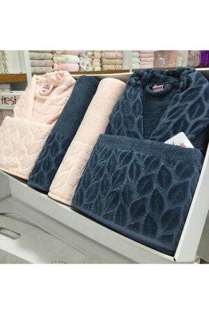 Cotton 8 Piece Women Men Family Bathrobe Set Nurpak Bathrobe Set - Nurpak