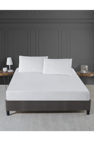 Cotton Fitted Full Edge Water Liquid Proof Mattress Protector Mattress Sheet White - Violetlife