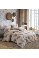 Cotton Gri Ağaç Tek Kişilik Nevresim Seti Takımı CA2548 - Sheri Home Tekstil
