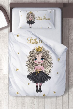 Cotton Micro Satin Curly Hair Girl's Room Children's Duvet Cover Set ibrtnb093 - instababyrooms
