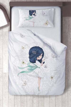 Cotton Micro Satin Mane Princess Children's Room Children's Duvet Cover Set ibrtnb359 - instababyrooms