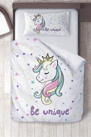 Cotton Micro Satin New Unicorn Girl's Room Children's Duvet Cover Set ibrtnb110 - instababyrooms