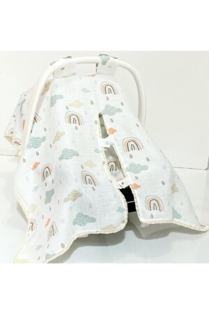 Cotton Muslin Fabric Stroller Baby Carrier Cover Cushion babycity0079 - Babycitytr