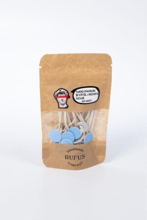 Cotton Rope Roving No:18 Adhesive Stand - 20 Pieces (15cm Length) - Rufusconcept