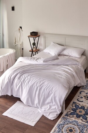 Cotton Satin 5* Hotel Duvet Cover Set O 100254590040 - istanbul towel