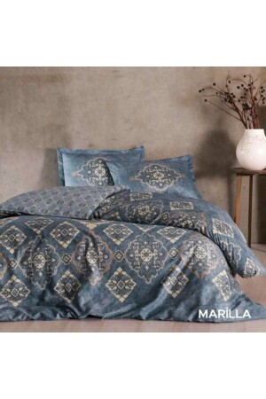 Cotton Satin Double Duvet Cover Set Marilla TYC00550165101 - Taç